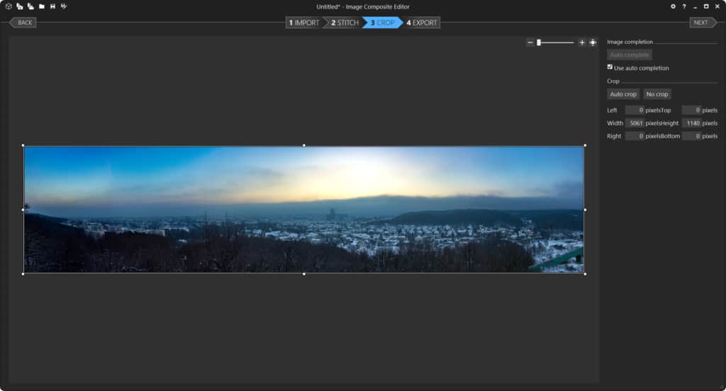 Sklejanie zdjęć-efekt końcowy