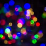 bokeh photos lampki tło 3 led diody lampki
