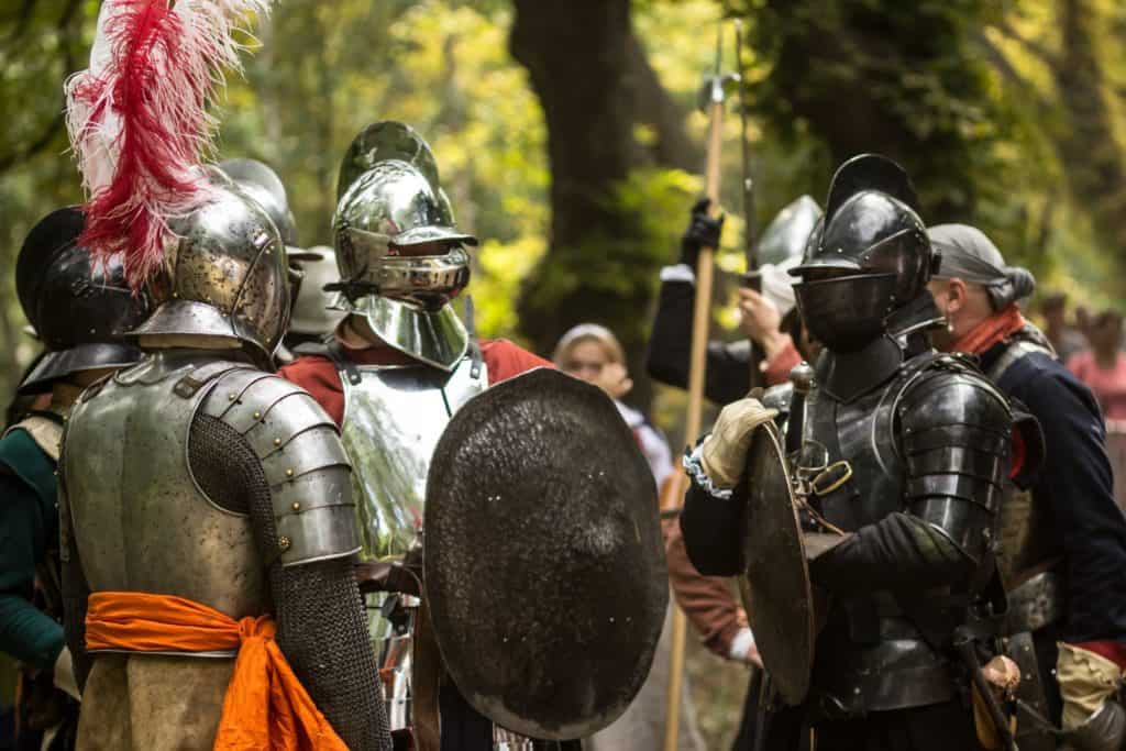 Reportaż wydarzeń Bitwa Twierdza Wisłoujście 2018 rycerze