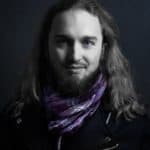 Jak zrobić czarne zdjęcie i czarne tło autoportret Kowcio