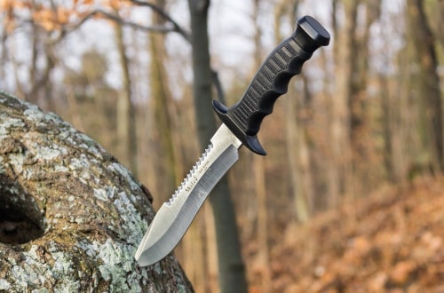 wyzwanie fotograficzne perspektywa Muela nóż stal hiszpańska