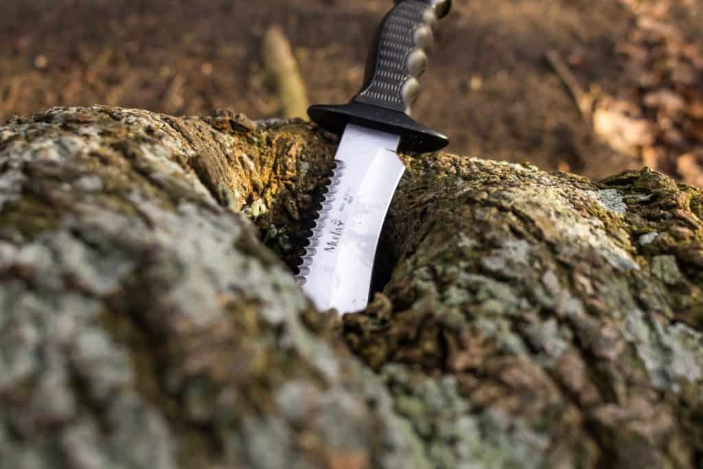 wyzwanie fotograficzne perspektywa Muela nóż stal hiszpańska