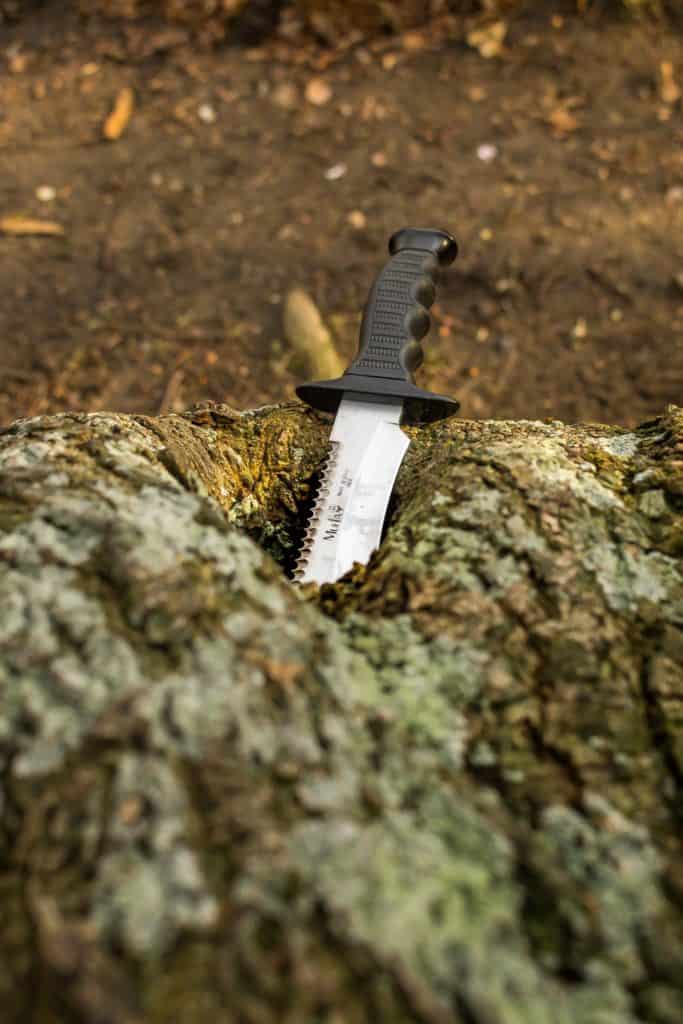 wyzwanie fotograficzne perspektywa Muela nóż stal hiszpańska