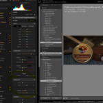 luminar vs lightroom postawowy panel narzędzi