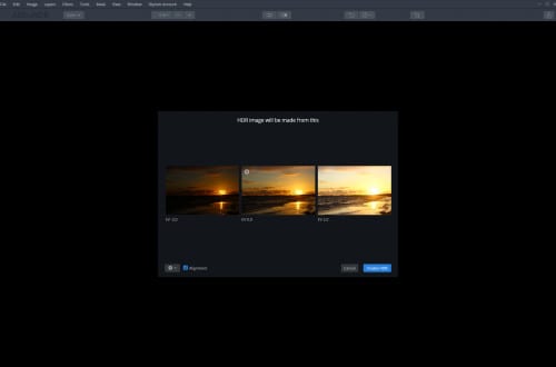 Fotografia hdr aurora hdr wiele ekspozycji