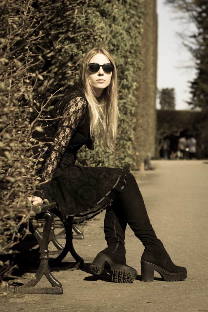 Jak zrobić biały portret - trzy style - vintage