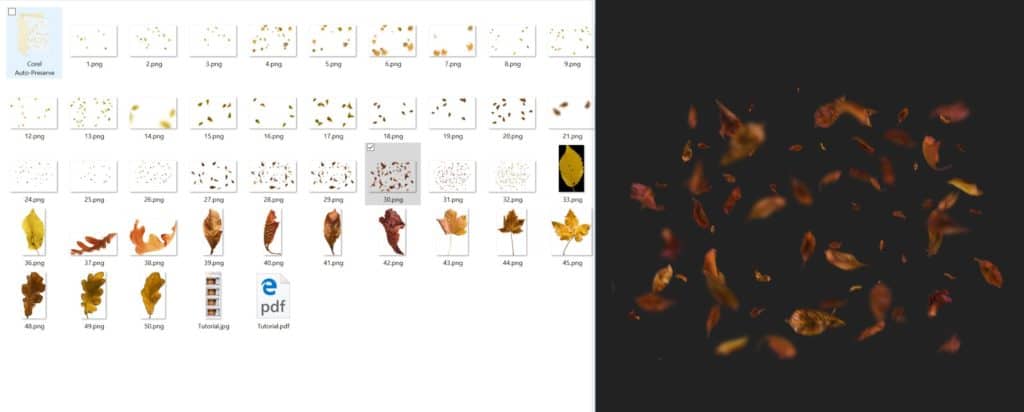 Warstwy grafiki - overlays - przykład pakietu