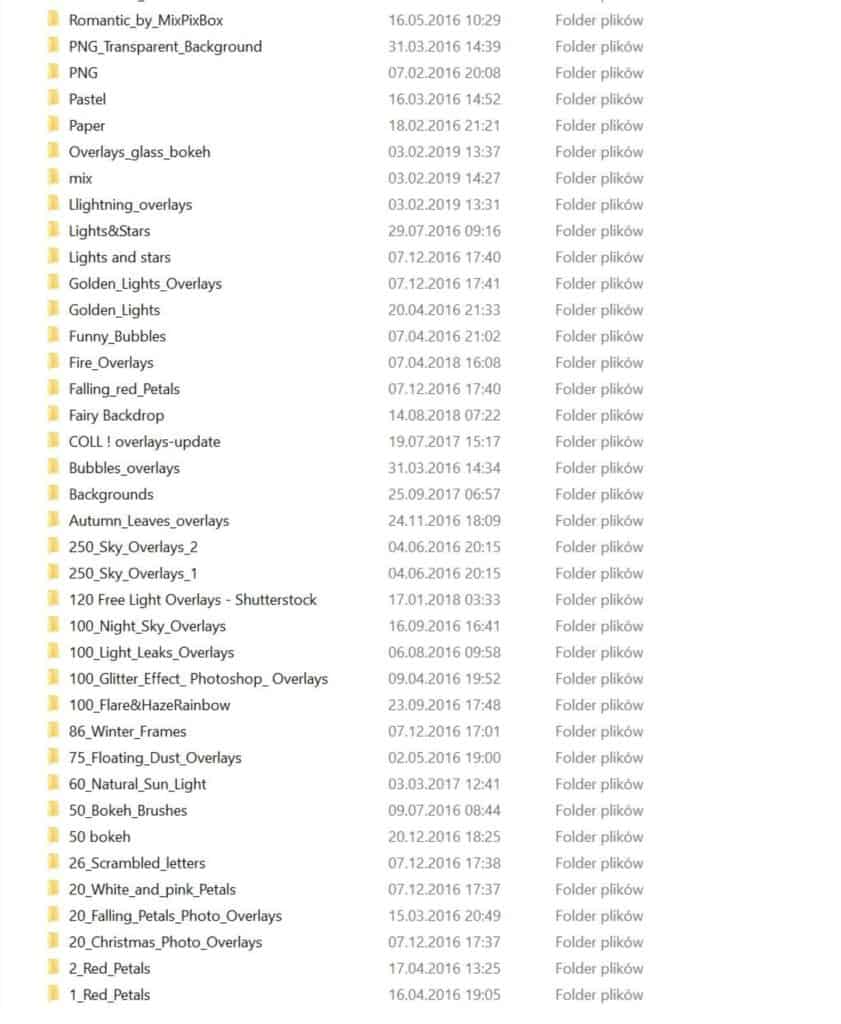 Warstwy i grafiki do kompozycji zdjęcia