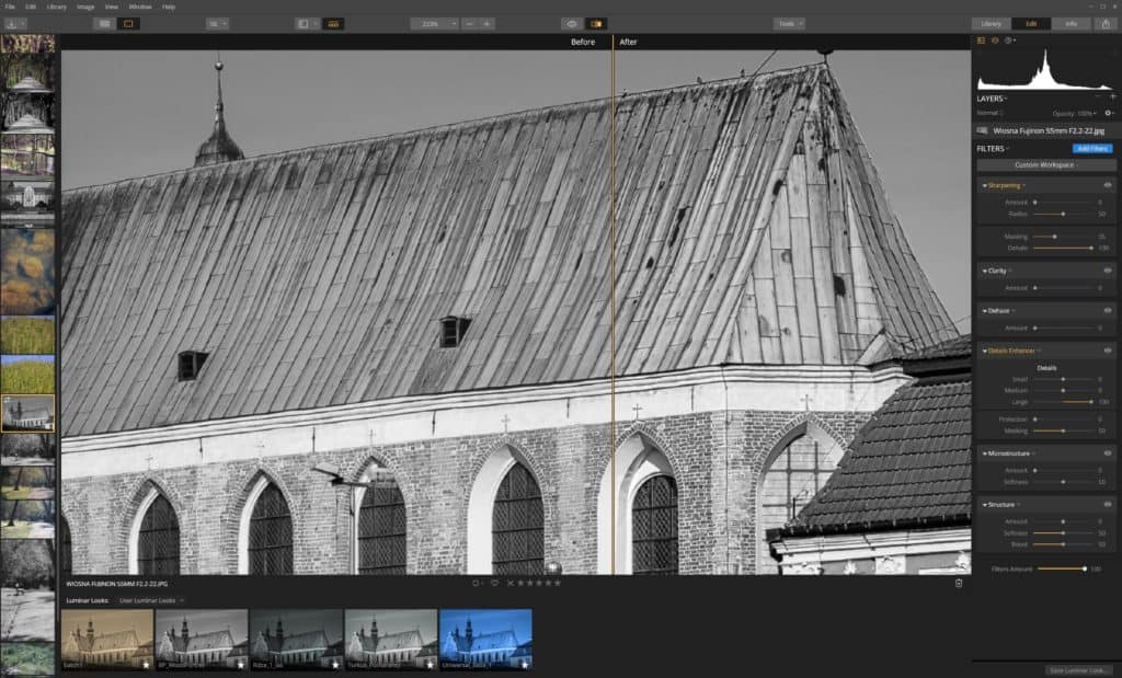 Jak wyostrzyć zdjęcie Details Enhancer - duże detale