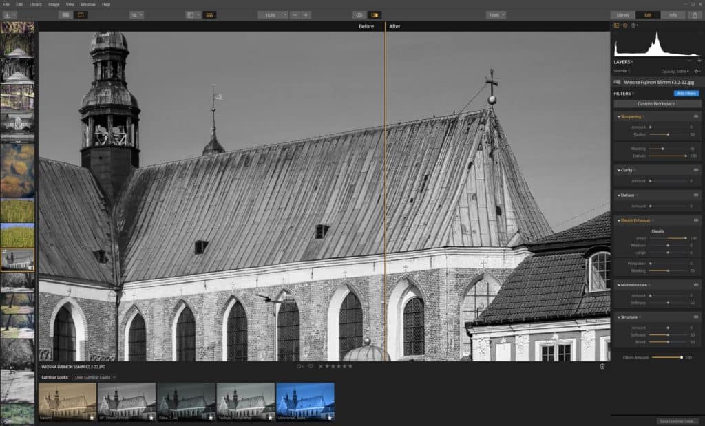 Jak wyostrzyć zdjęcie Details Enhancer - małe detale
