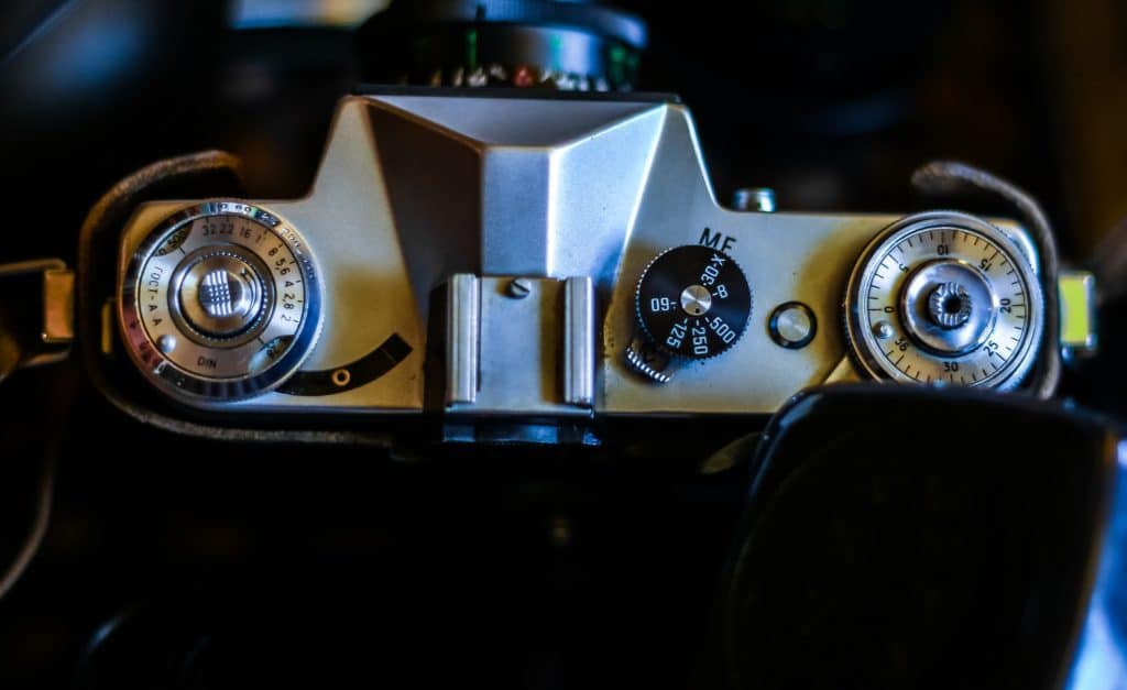 Zenit-E widok pokręteł z góry