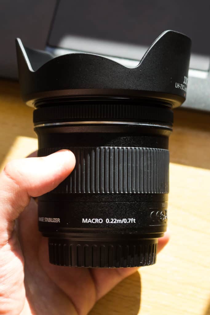 Canon 10-18 oznaczenie makro