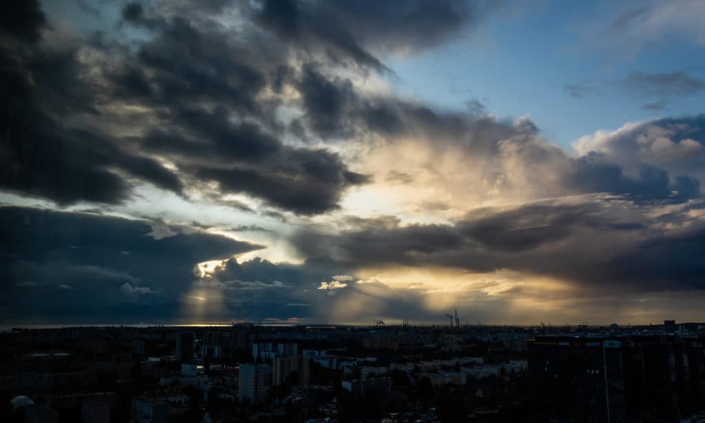 Poranek nad przymorzem w Gdańsku - Wyzwanie fotograficzne tydzień z aparatem-1
