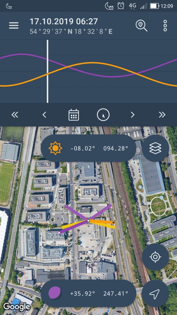 Złota godzina w fotografii - aplikacje dla fotografa ephemeris