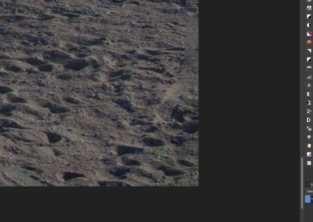 Błędy uzupełniania narzędziem inpaint automatycznie podczas tworzenia panoramu. Nie wszystko jest idealnie