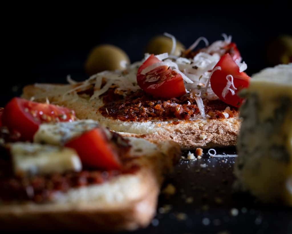 czarna fotografia produktowa - efekt winietowania