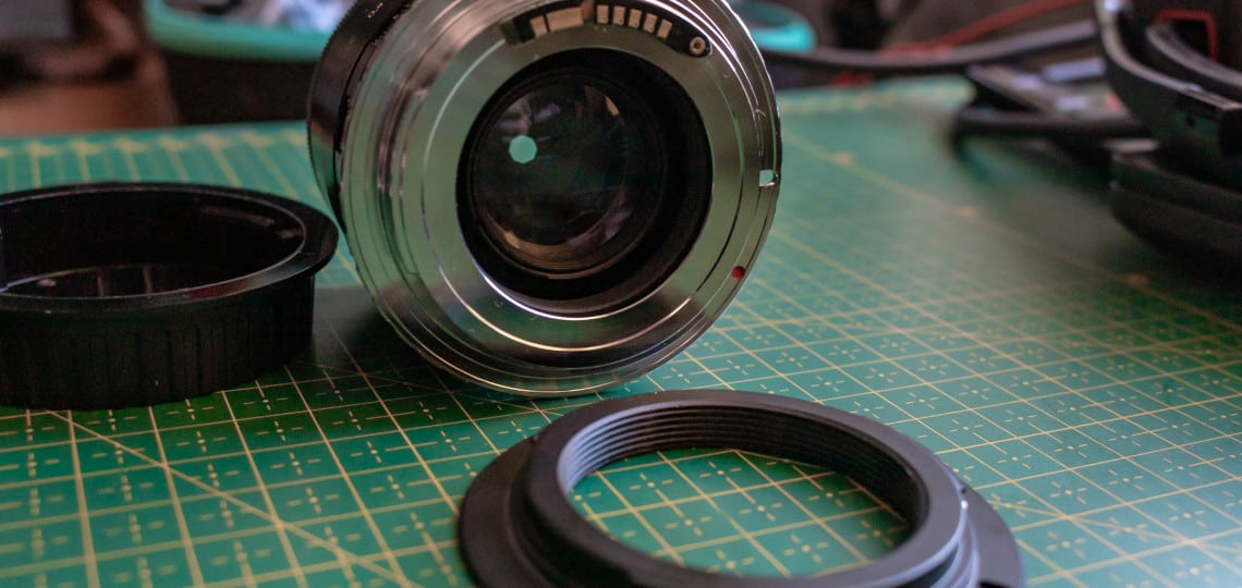 Adapter do obiektywu m42