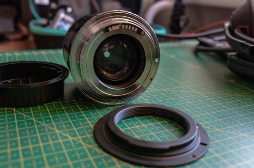 Adapter do obiektywu m42